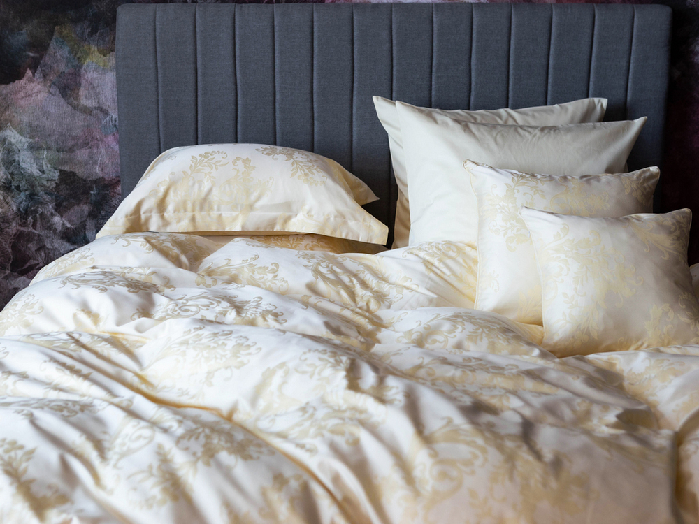 Простыня 240х260 German Grass Golden Palette золотистая