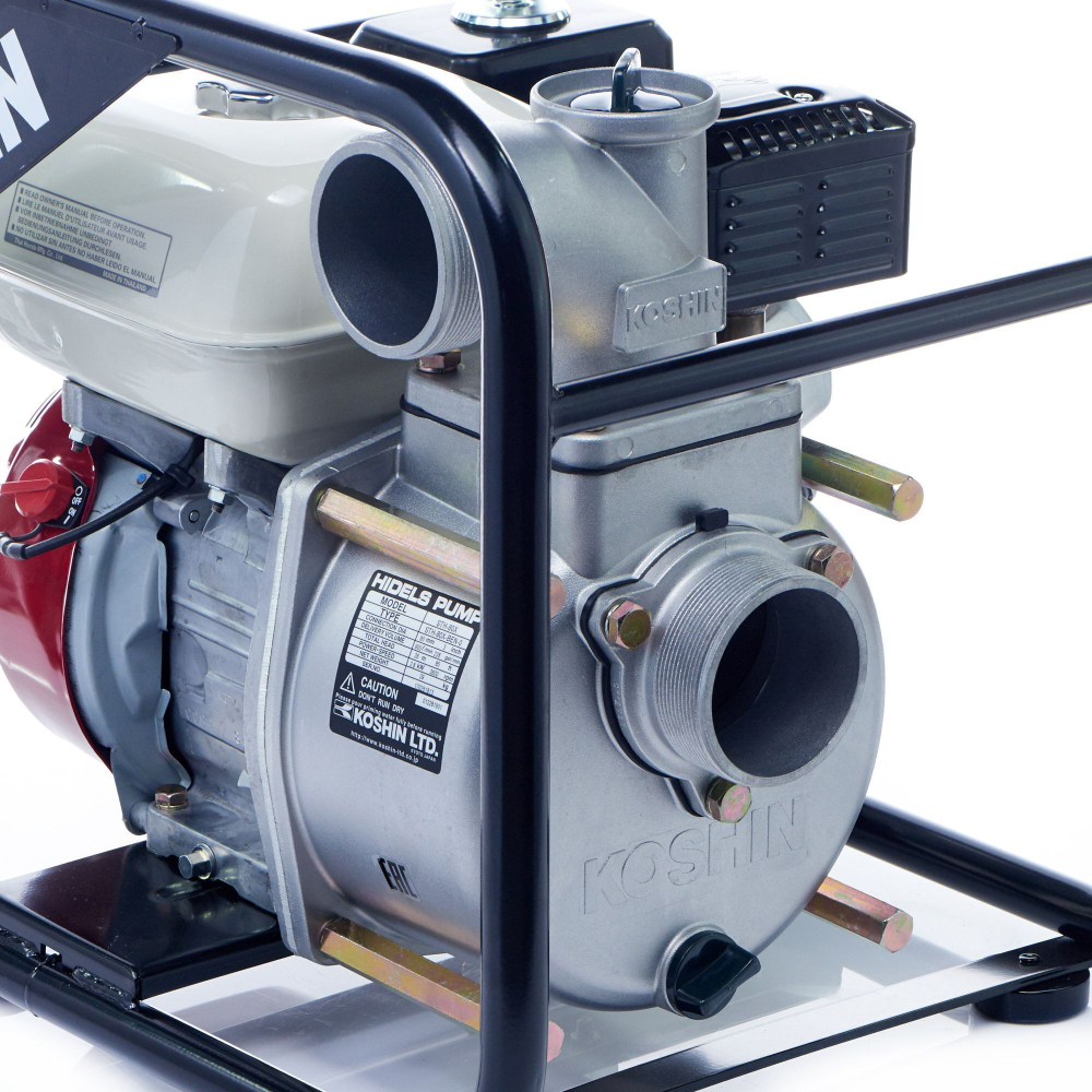 Бензиновая мотопомпа для средне-загрязненной воды Koshin STH-80X