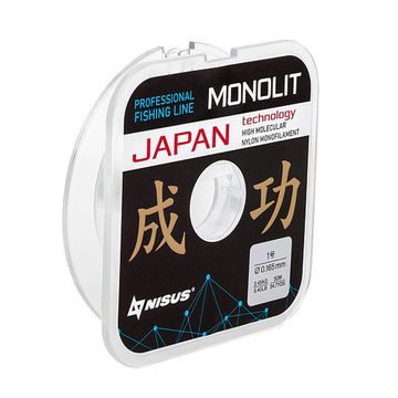 Леска MONOLIT 0,165mm/50m Nylon Transparent (N-MO-0.165-50) Nisus