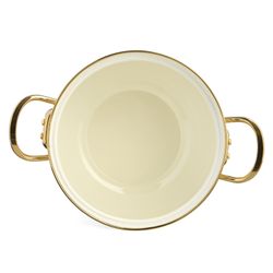 КАСТРЮЛЯ ЭМАЛИРОВАННАЯ AGNESS СО СТЕКЛЯННОЙ КРЫШКОЙ СЕРИЯ "CELEBRATION", 2.8 Л, 20*12 СМ