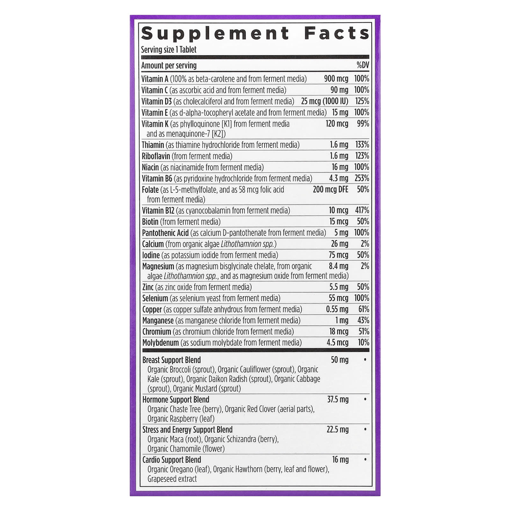 New Chapter, One Daily Every Woman's Multivitamin™ 40+, мультивитамины для женщин старше 40 лет, 96 вегетарианских таблеток