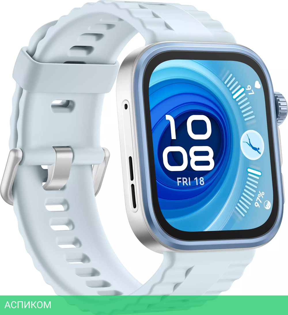 Умные часы Huawei Watch Fit 4 Pro SYA-B29 Blue Fluoroelastomer Strap (55020FAH)