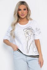 Блуза Деметра (белая) Б12717-20 LT Collection