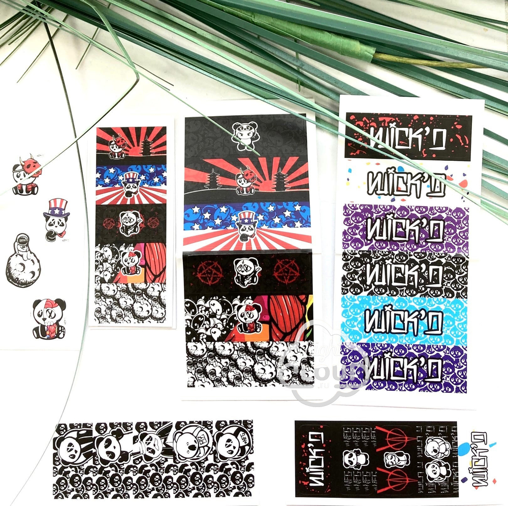 Стикер Пак Wick'D x Mission Style для BilletBox