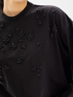 Лонгслив SHIMMER,черный