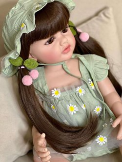 Кукла Реборн виниловая 55см в пакете (FA-105FVA)