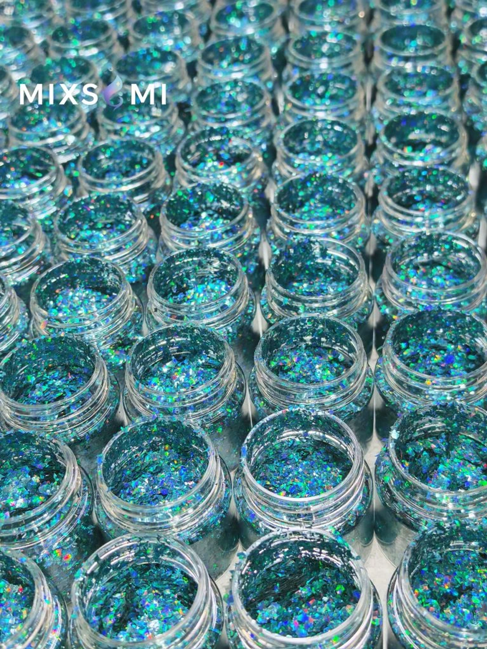 Хлопья - слюда 88808 Аква-изумруд голографик - для литья изделий и творчества