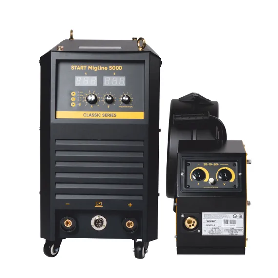 OSA START MigLine 5000 НАКС Сварочный полуавтомат 2ST5000N — промышленный сварочный полуавтомат для цеха, 500 А