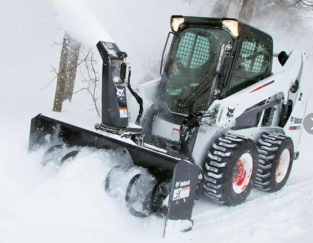 Снегометатель на Экскаватор-погрузчик Terex