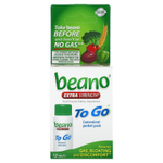 Beano, To Go, с повышенной силой действия, 12 таблеток (400 GALU в 1 таблетке)