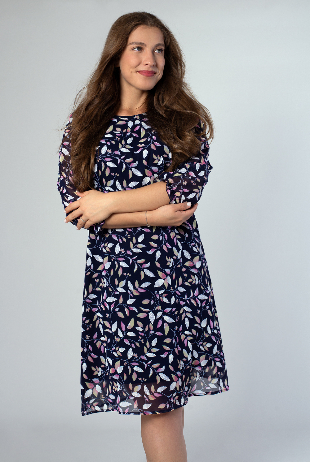 Платье женское 3831ВПБ, листок розовый #284ЛРо053831ВПБ