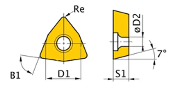 Набор токарных резцов Optimum HM 12 мм (11 шт.)
