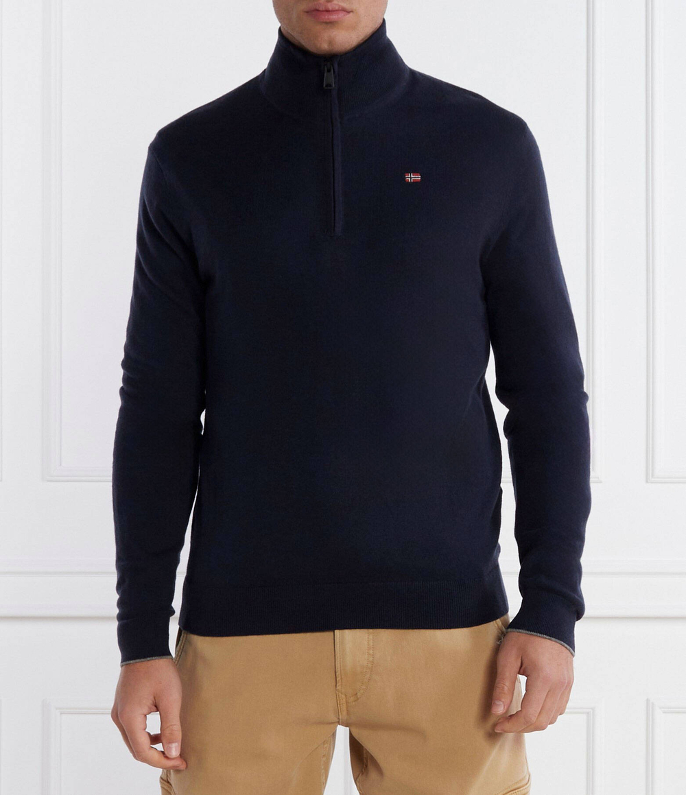 Хлопковый свитер damavand Napapijri - темно-синий(NP0A4GJS)