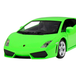 Модель 1:24 Lamborghini Gallardo LP560-4, зеленый,  откр. двери и багажник, свет, звук