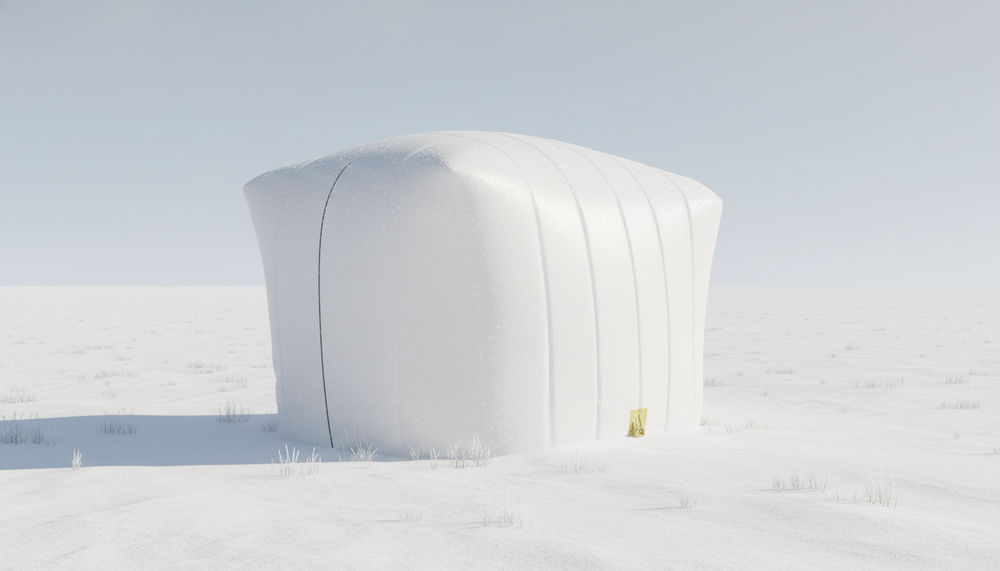 Бескаркасная тент-палатка МногоТентов 5x3x2,5 м.