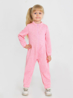 Комбинезон для девочек флис "Лавина-2" 92, Розовый (Ивашка)