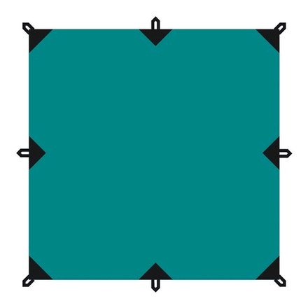 Tramp тент 3х3 м со стойками 3 м + оттяжки (зеленый)