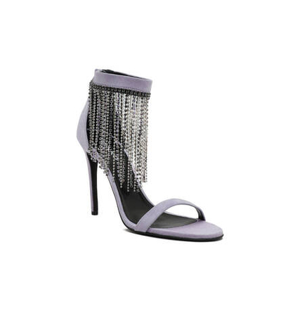 Кожаные босоножки на шпильках salome Pinko - фиолетовый(100593 A0NM)