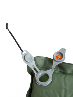 Коврик надувной односпальный Naturehike D series, с подушкой, хаки (CNK2550WS025)