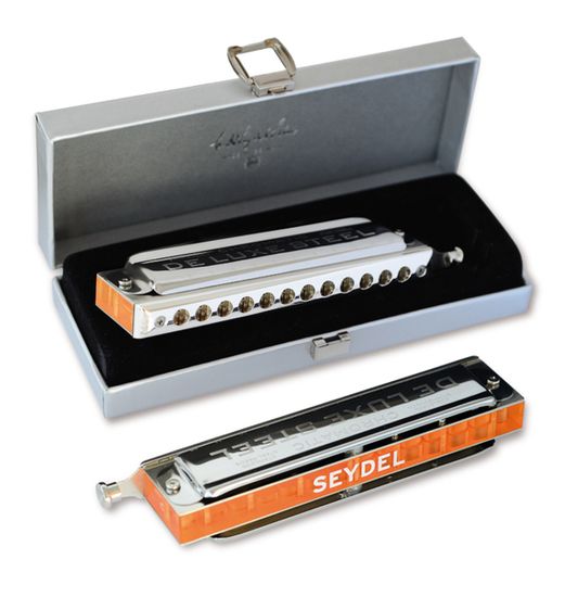 Губная гармошка хроматическая, Seydel Sohne 54488C De Luxe Steel Orchestra C