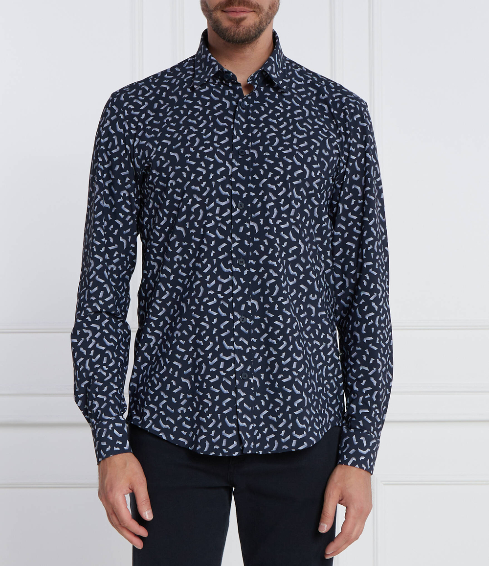 Рубашка LIAM BOSS BLACK - темно-синий(50503538)