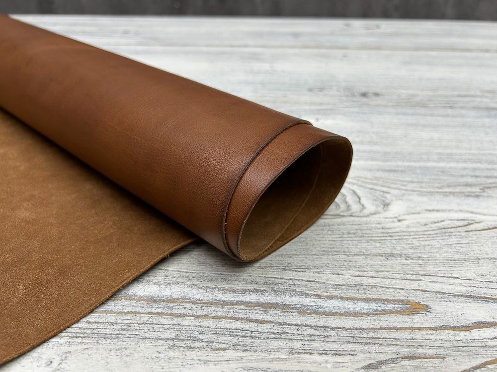 Jabron Matt Brown (1,4-1,6 мм), цв. Коричневый, натуральная кожа