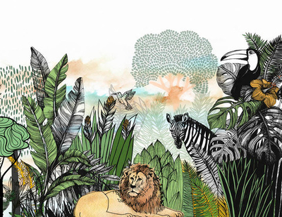 Дизайнерские обои Wall Street Zoo