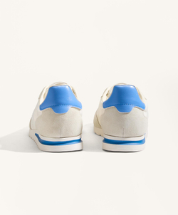 Oysho Нейлоновые кроссовки с вставками из натуральной кожи, экрю