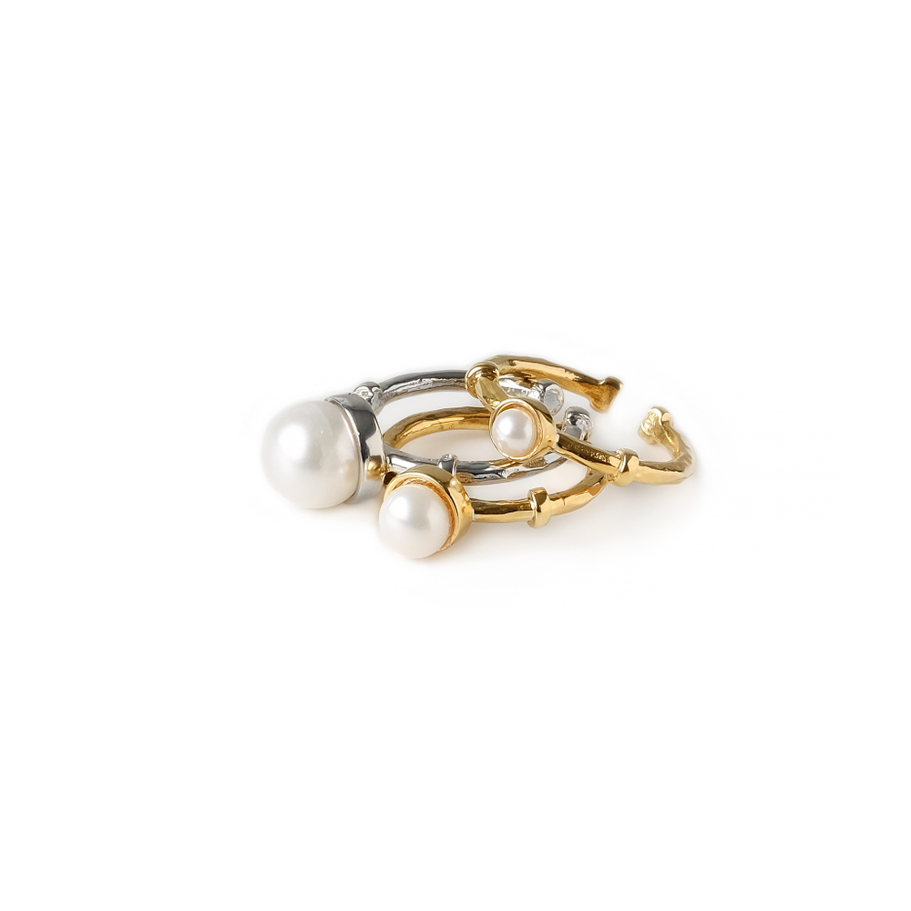pearl triple ring