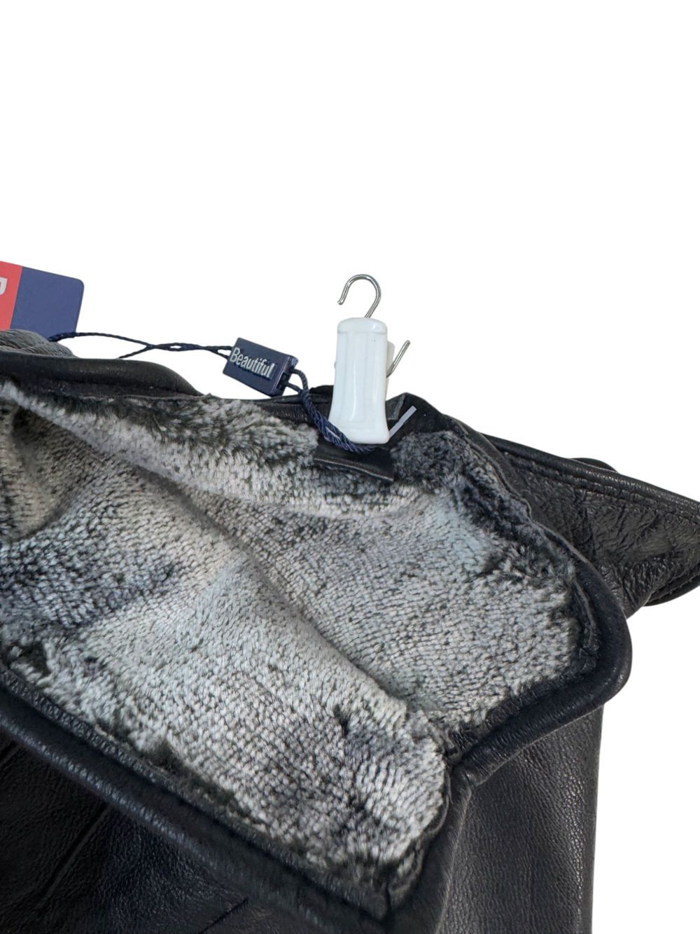 Перчатки. Мужские. Великаны. Материал верха: Кожаные. Подклад: плюш-флис. В упаковке 5 шт.