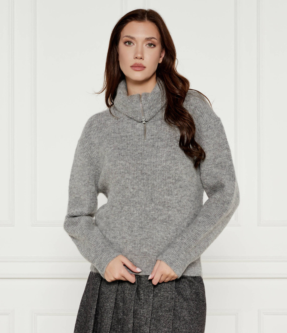 Шерстяной гольф SAANOUR Sams\u00f8e Sams\u00f8e - серый(F24300038)