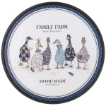 Доска разделочная круглая, Семейная ферма 27,5*1,2 см