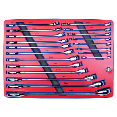 МАСТАК (5-21120) Набор комбинированных ключей, ложемент, 20 предметов