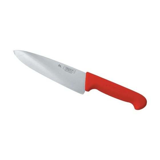 Нож поварской 20 см   красная ручка P.L. Proff Cuisine