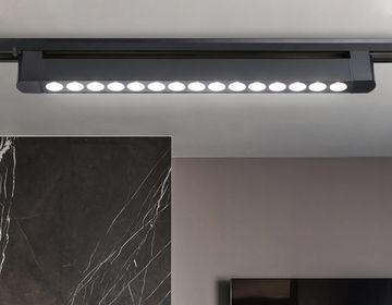 Трековый однофазный светодиодный светильник 30W 4200K GL6715 BK черный 24° Track System Ambrella