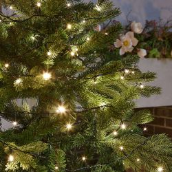 ULD-S1000-100-DGA WARM WHITE IP20 Гирлянда светодиодная. 10м. 100 светодиодов. Теплый белый свет. Провод зеленый. ТМ Uniel