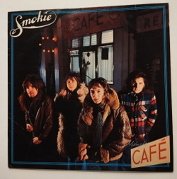 Винтажная виниловая пластинка LP Smokie Midnight Caf (UK 1976)