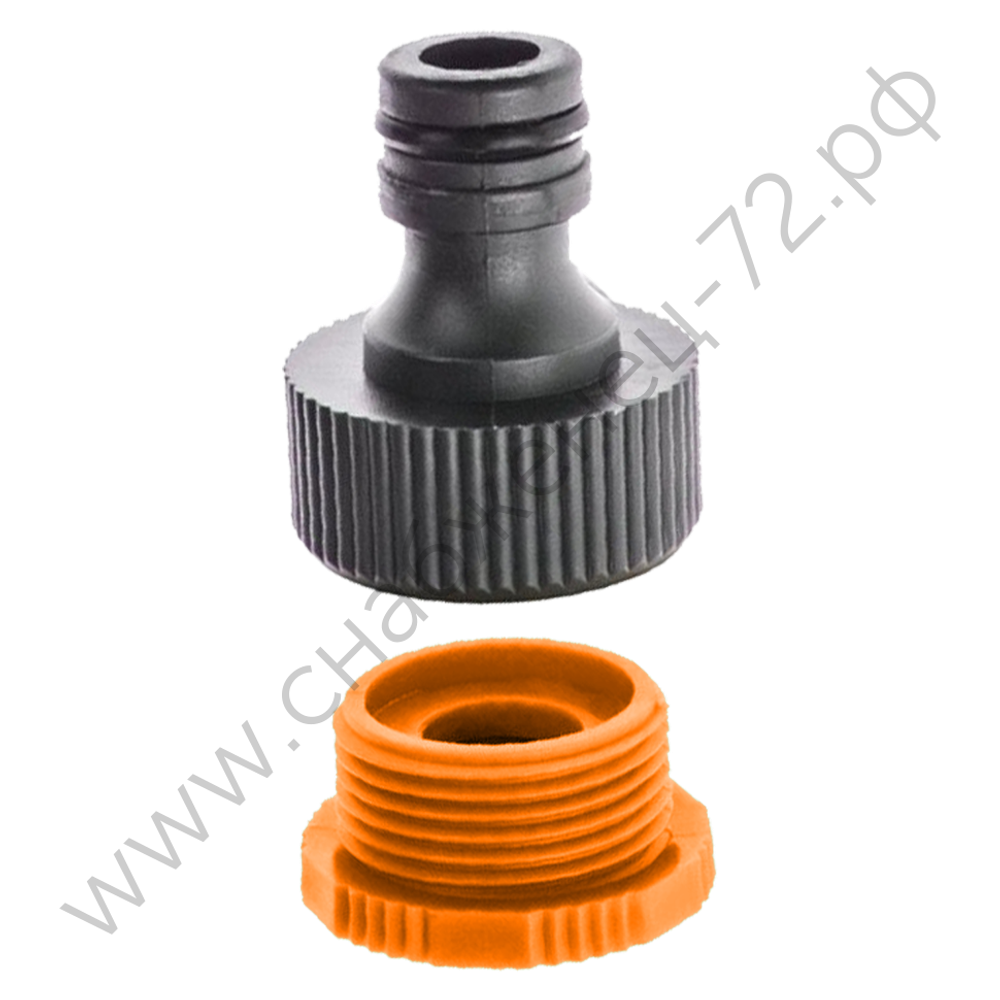 Набор для полива с растягивающимся шлангом 22м Вихрь