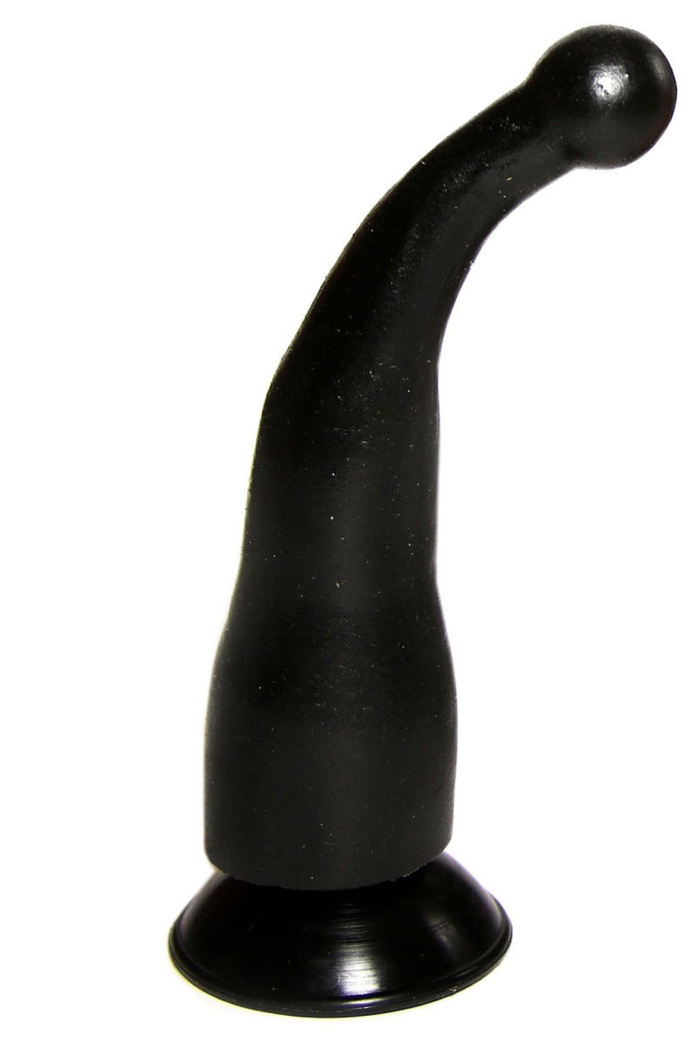 Анальный стимулятор - Точка джага-джага с присоской черный 19.5 см
