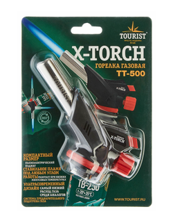 Резак газовый TOURIST X-TORCH с пьезоподжигом и системой подогрева газа