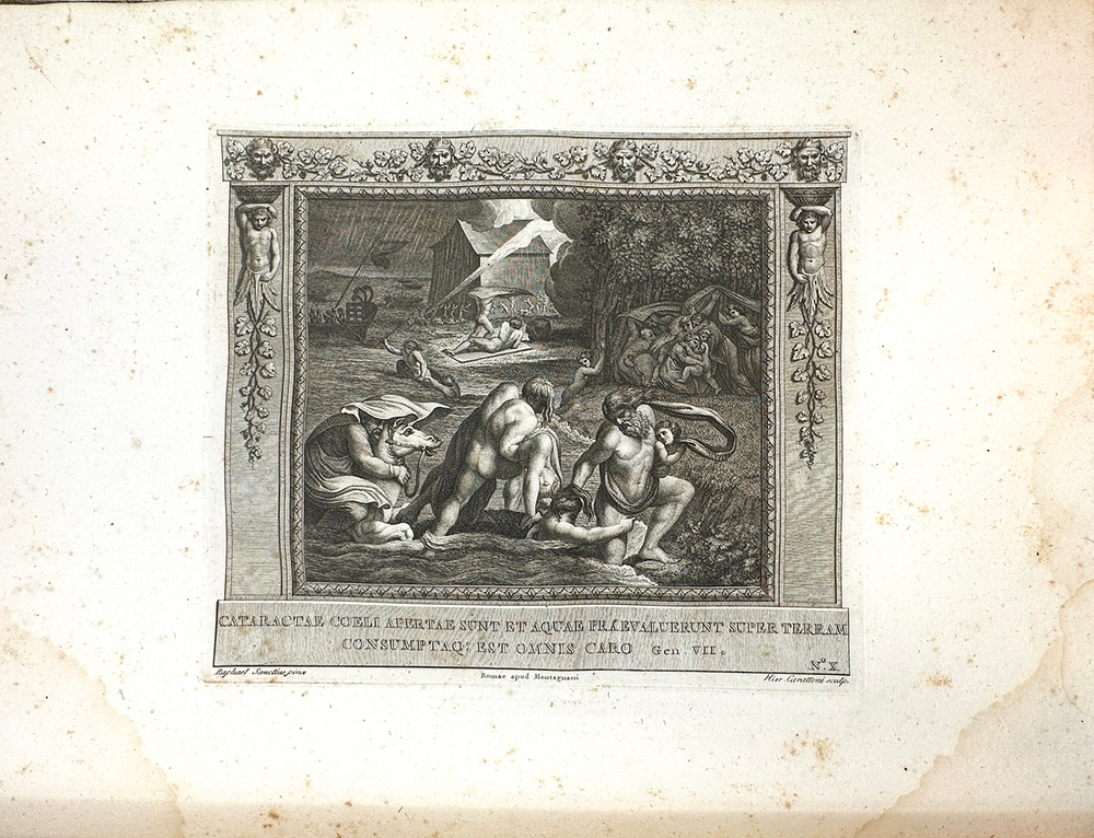 Фрески (картины) из перистилей Ватикана, руки Рафаэля Санти. На новых медных дощечках, изготовленных