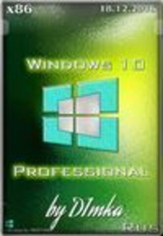 Windows 10 Professional by D1mka x86 v.18.12.2016 [2016, RUS]