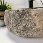 Раковина из речного камня RS-64120 (48*38*15) 0122