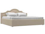 Кровать интерьерная Афина 200, Бежевый, Экокожа, 108340