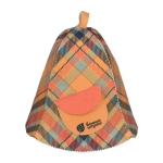 Шапка для бани и сауны «Клетка» с карманом «Банные штучки», войлок /10