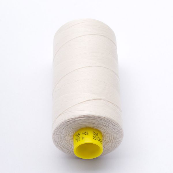 Нитка Gutermann Mara 70 (700 метров), 1 кат., для плотных тканей | _802 молочно-бежевый