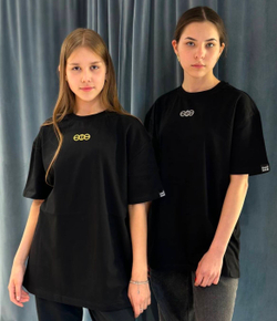 Футболка Три шурупа SILVER small premium oversize