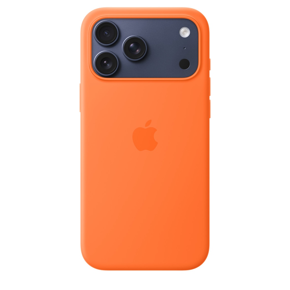 Silicone Case с сенсорной клавишей для iPhone 17 Pro Max