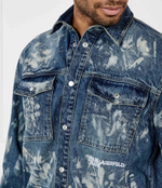 Джинсовая рубашка Karl Lagerfeld Jeans - голубой(A1M16013)