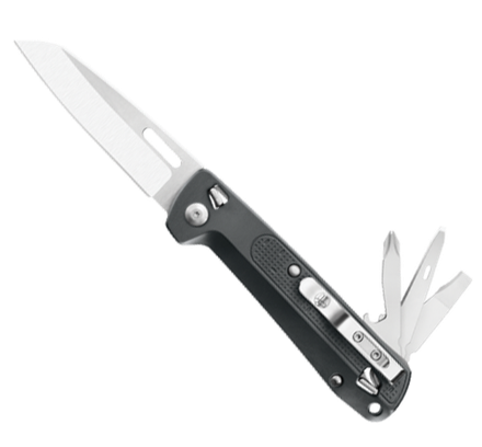 Мультитул Leatherman Free К2, 8 функций, серый